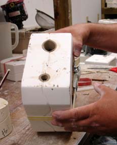 Proper thickness of the slip in a mold